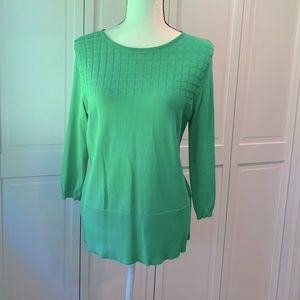 Cable and Gauge Lightweight Sweater